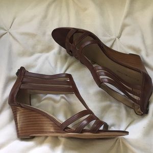 Leather wedges